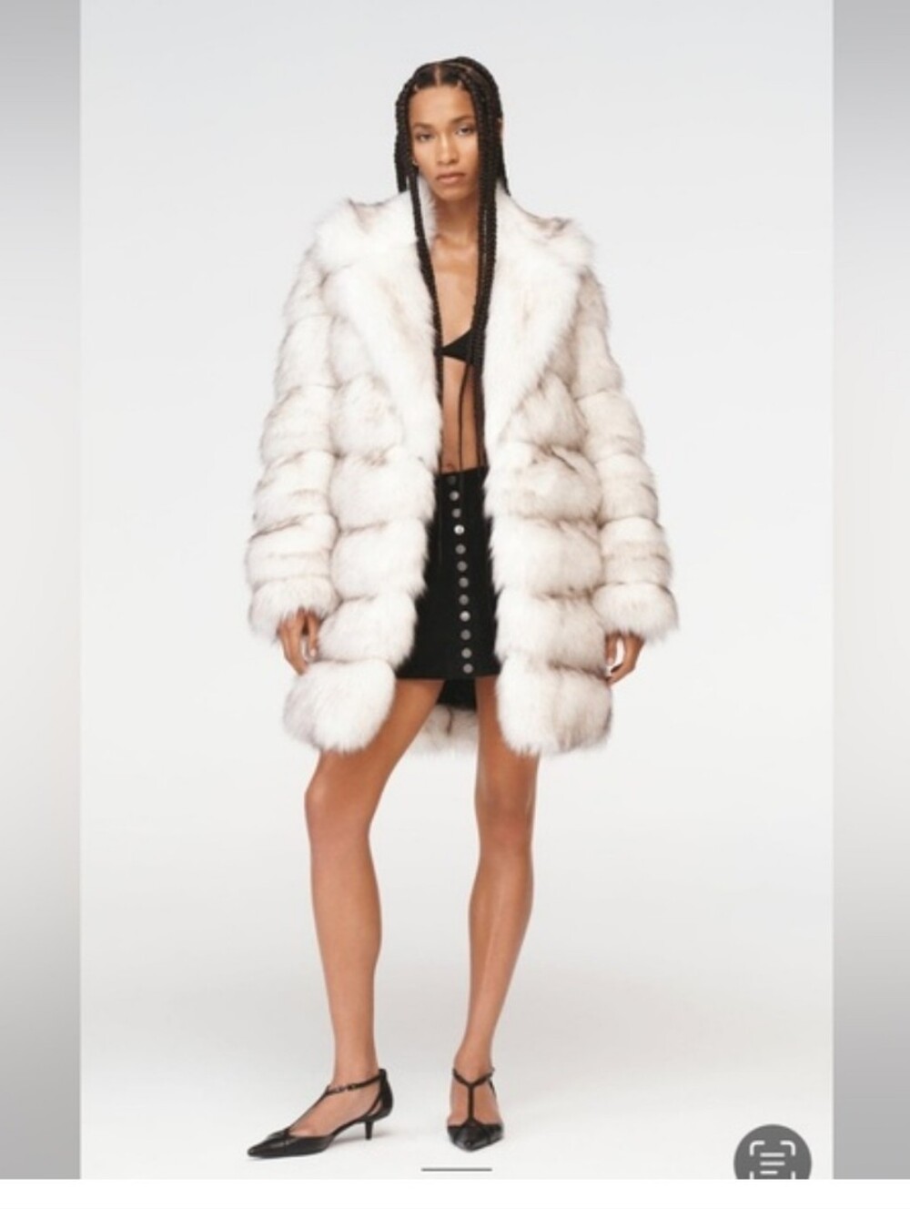 Steven Misel Zara Limited Edition Faux Fur Coat